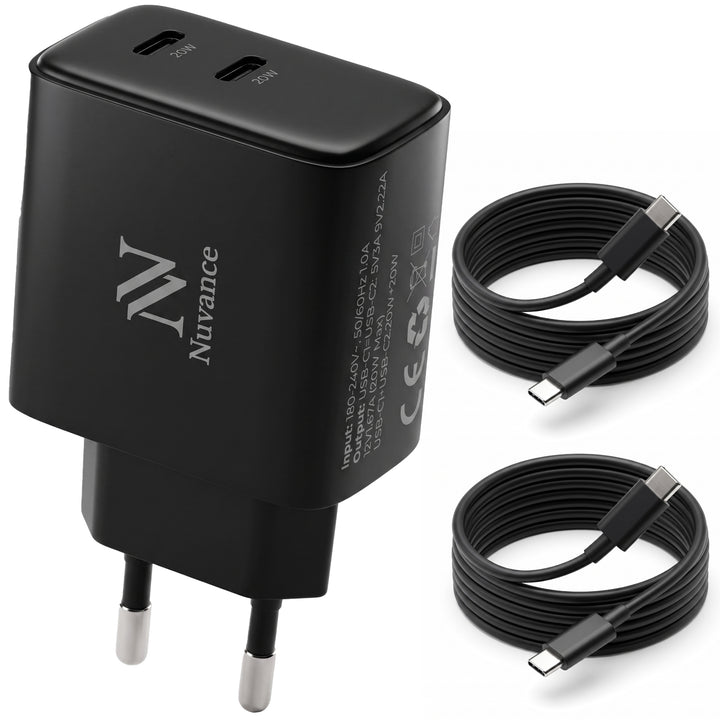USB C Adapter Zwart