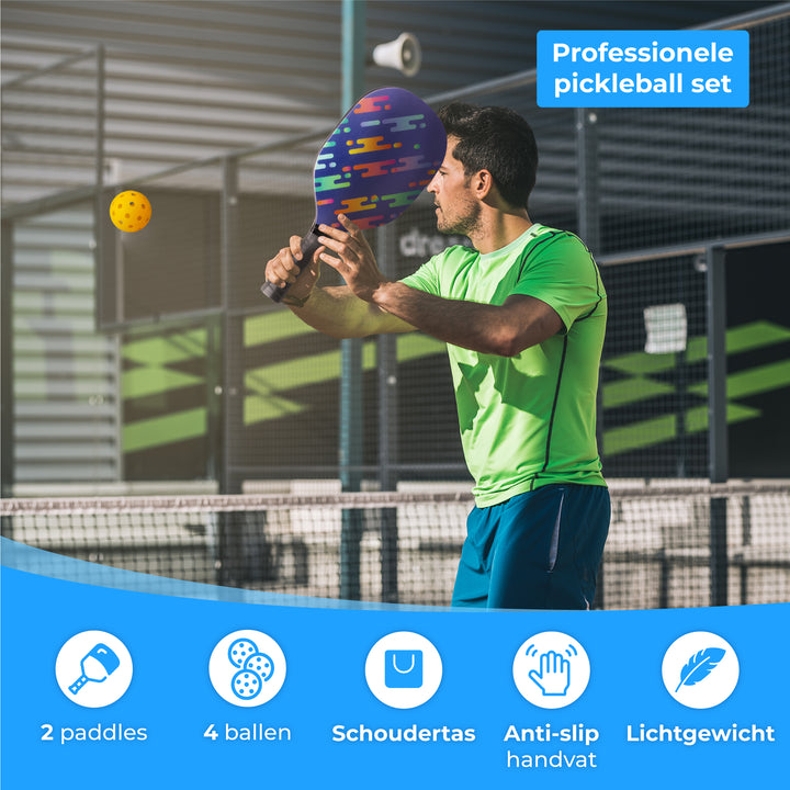 Pickleball Set - Populierenhout