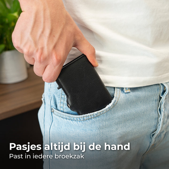 Pasjeshouder uitschuifbaar