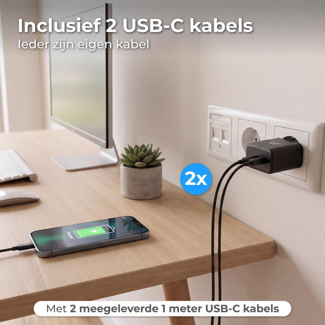 USB C Adapter Zwart
