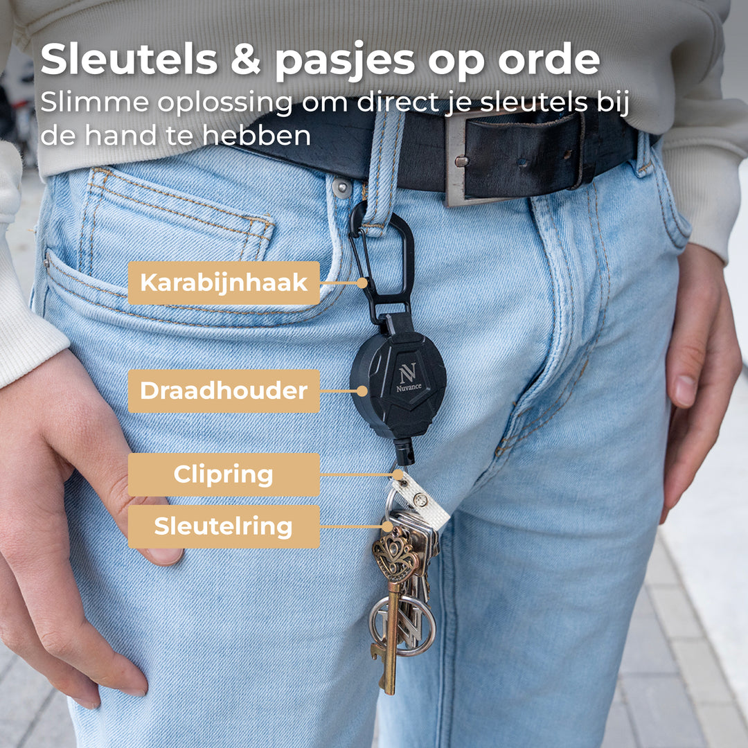 Uitrekbare Sleutelhanger