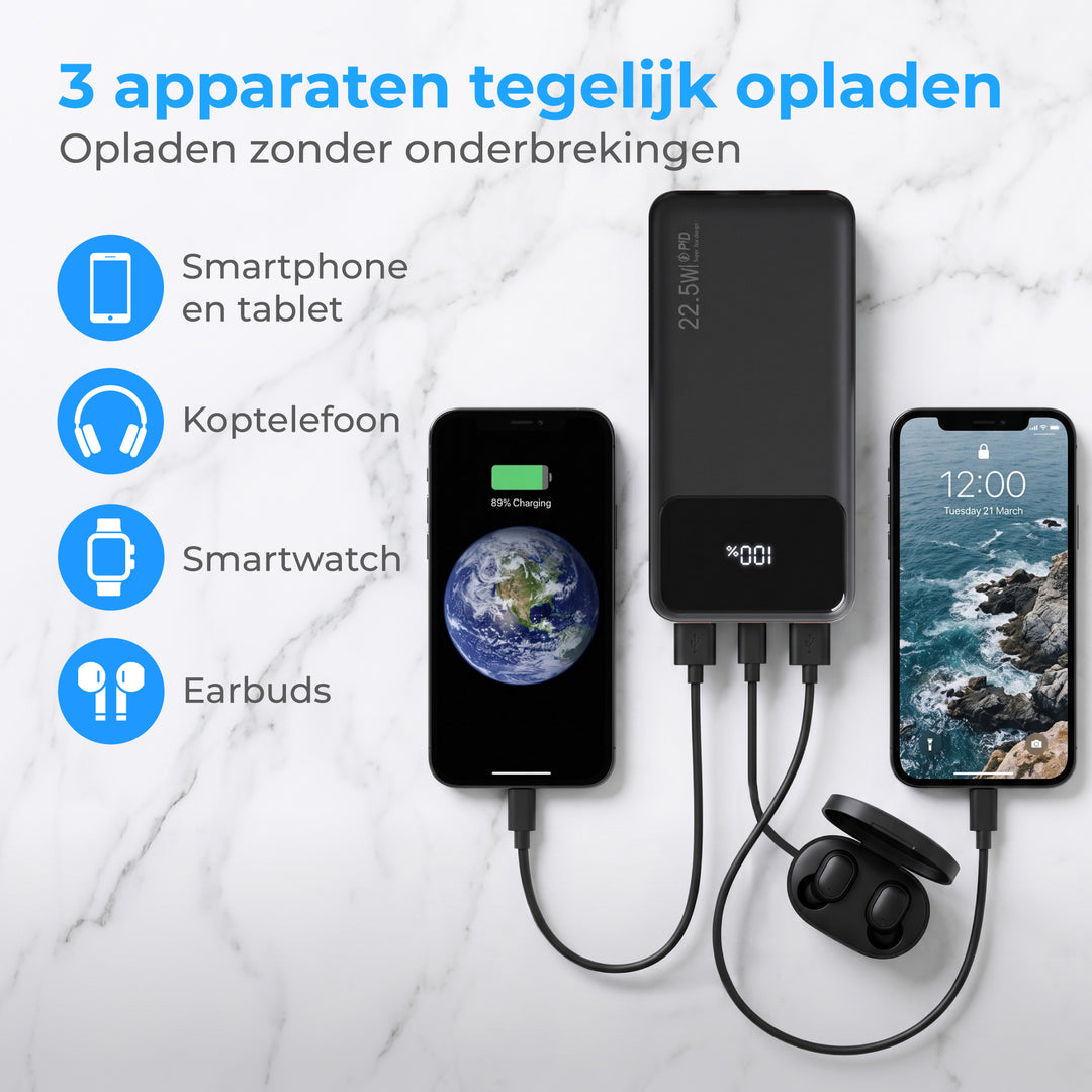 Nuvance powerbank 20000
