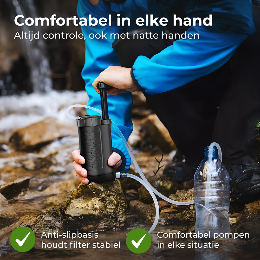 Waterfilter met Pomp