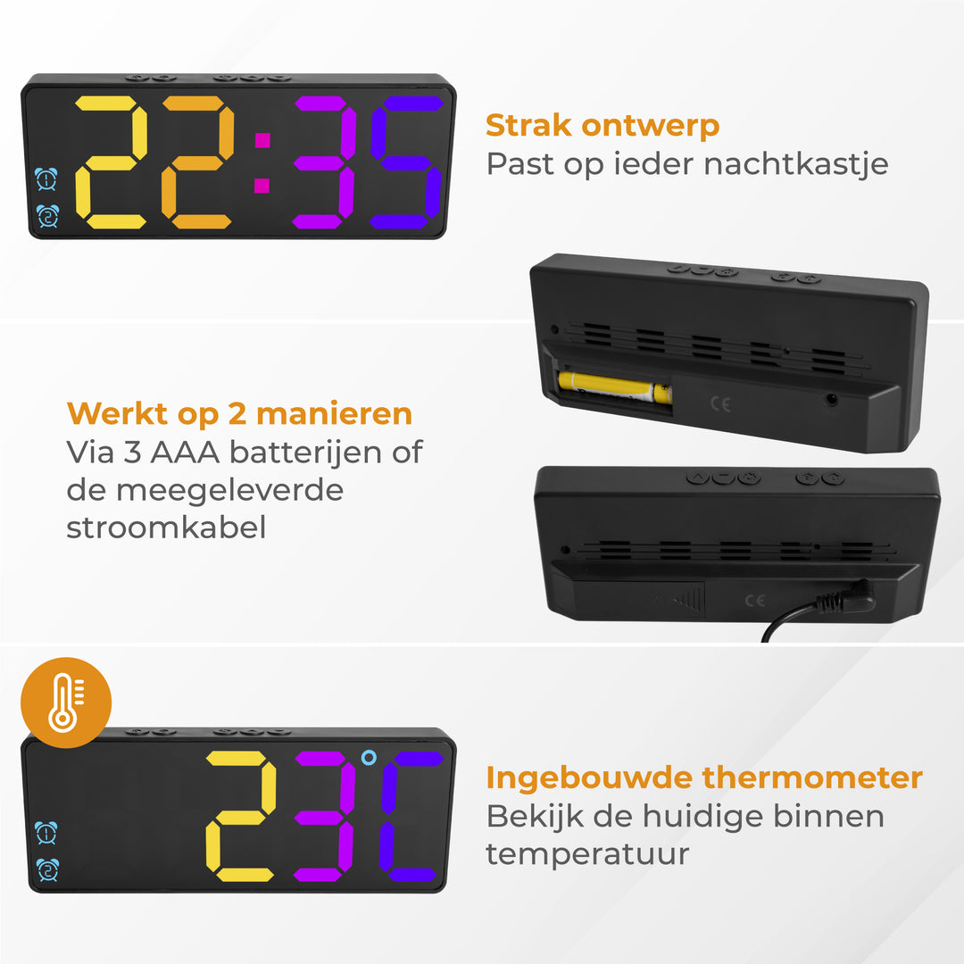 Digitale Wekker Kleur Display