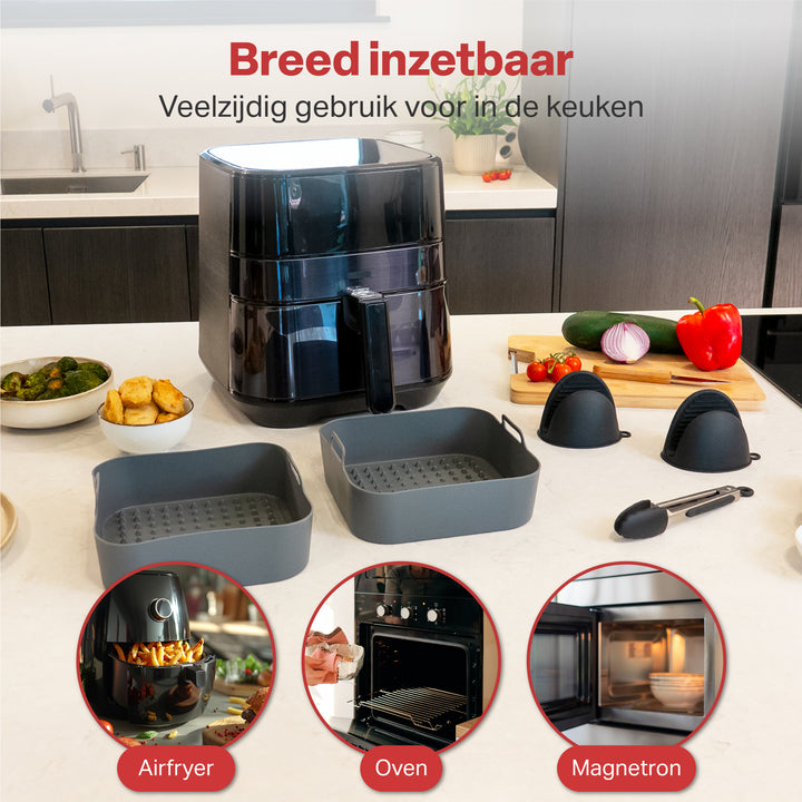 Airfryer Bakjes Siliconen