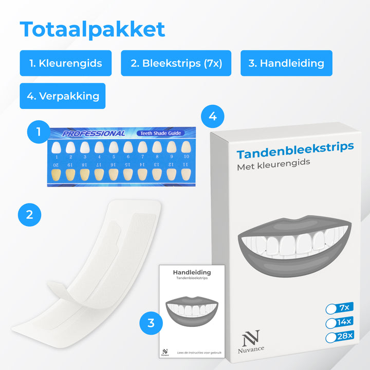 Teeth Whitening Strips - 14 Sets/ 28 Strips