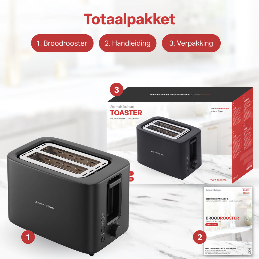 Broodrooster - 7 Warmteniveaus