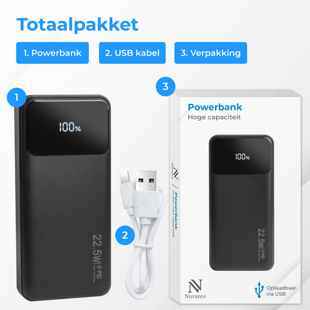 Nuvance powerbank 20000